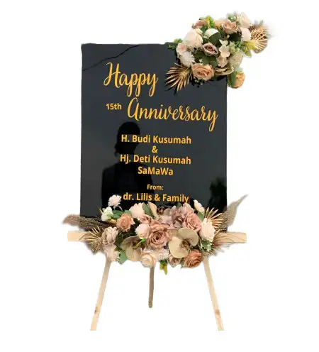 Papan Bunga Akrilik Tonjong